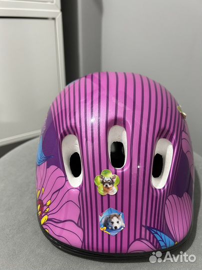 Ролики для девочки раздвижные с защитой