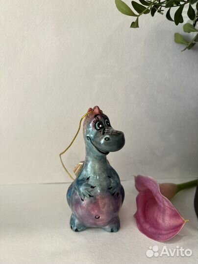 Игрушка дракон керамика