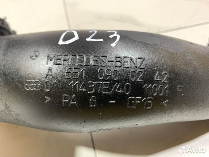 Патрубок впускного коллектора Mercedes OM651