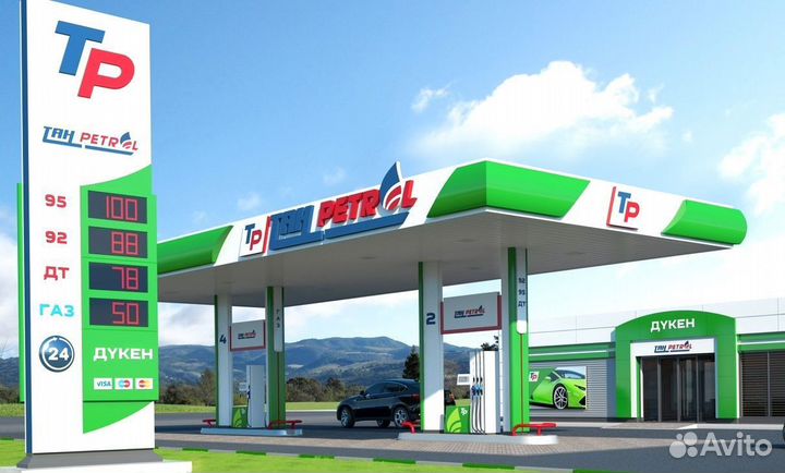 Рекламная Стелла АЗС