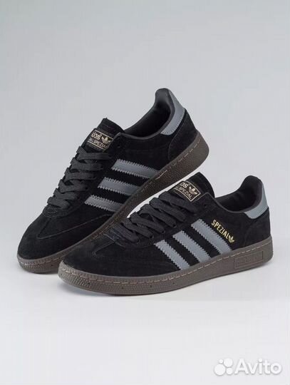 Adidas Originals Handball Spezial Black White Gum Sole UK 9