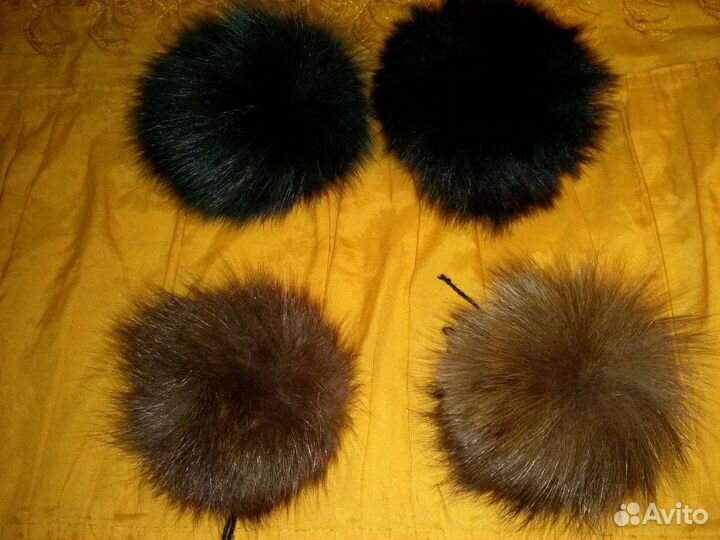 Помпон натуральный мех
