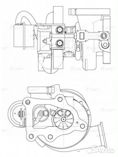 Турбокомпрессор ГАЗель Бизнес cummins ISF2.8 E