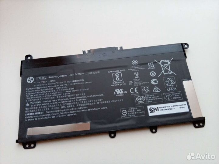 Аккумулятор для ноутбука HP