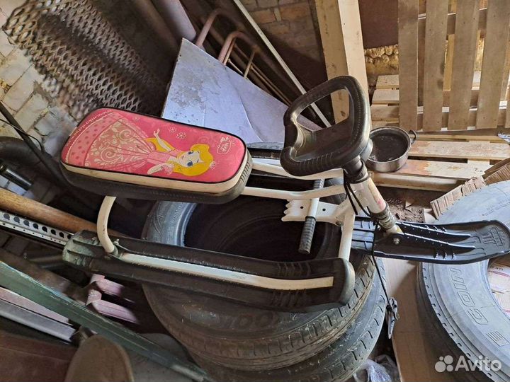 Велосипед и снегокат