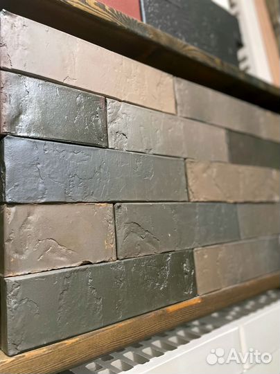 Лицевой кирпич баварская кладка рифленый Браер 1нф