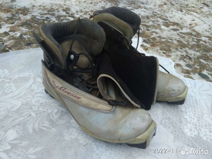 Лыжные ботинки salomon sns pilot