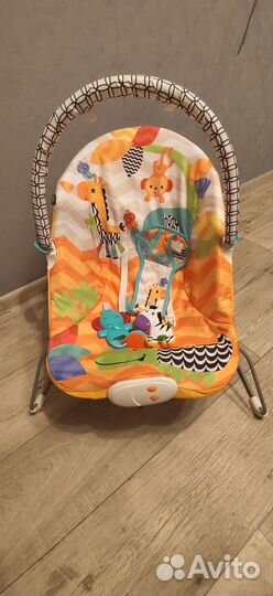 Шезлонг кресло качели для новорожденных Corol