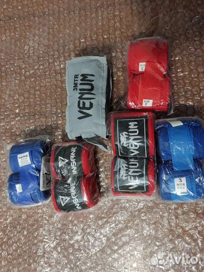 Бинты, лапы, перчатки боксерские