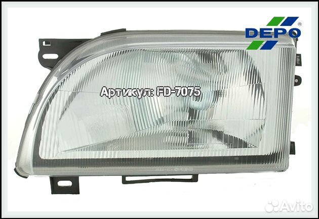 Фара левая под корректор форд Transit Mark 5