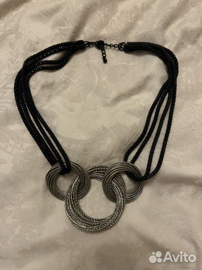 Колье, украшение на шею. Чопер. Современное