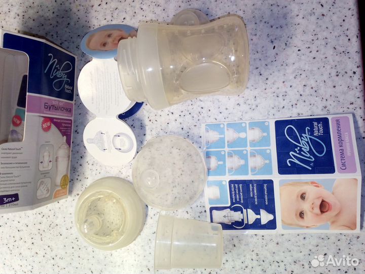 Набор бутылочек Nuby Natural Touch Anti-Colic