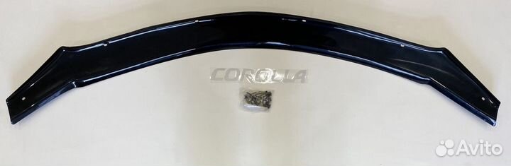 Дефлектор капота Toyota Corolla 150 мухобойка