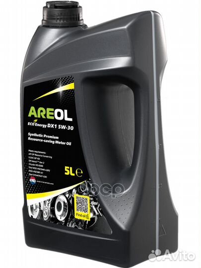 Areol ECO Energy DX1 5W30 (5L) масло моторное