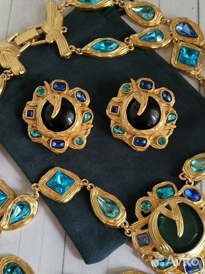 Роскошные серьги Style Saint Laurent Vintage