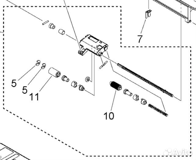 Узел отделения (подачи) ADF Canon FM1-N703