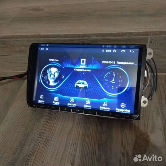 Штатная магнитола на volkswagen, android
