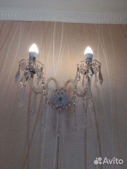 Хрустальные бра