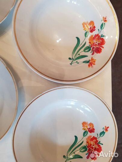 Тарелки фарфор, для первых блюд