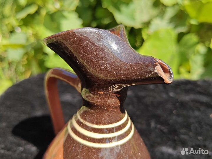 Набор: кувшин, 2 стопки, пепельница, СССР