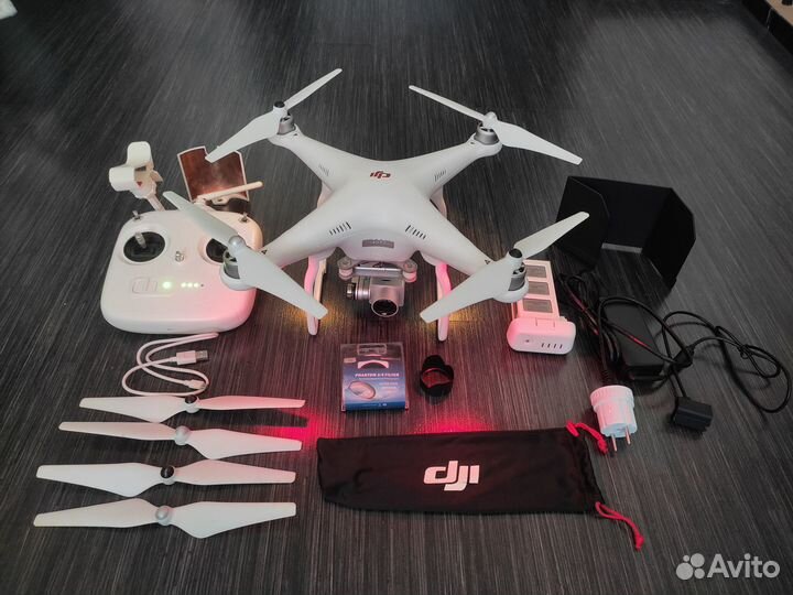 Квадрокоптер Dji Phantom 3 standart с допами