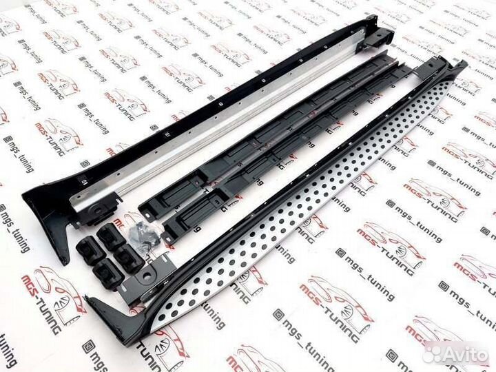 Пороги Mercedes GL X164 / Подножки Мерседес гл 164