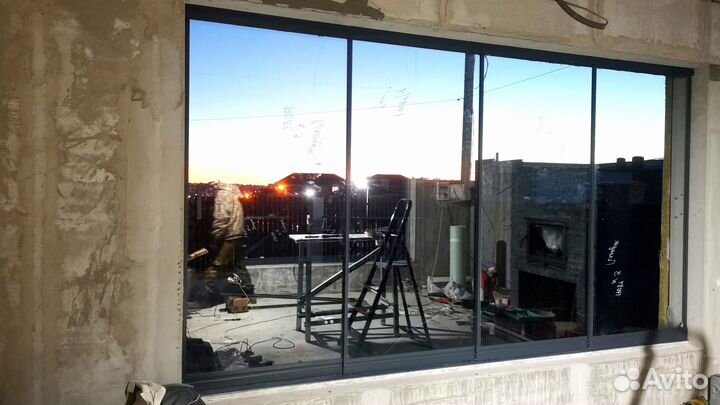 Безрамное остекление