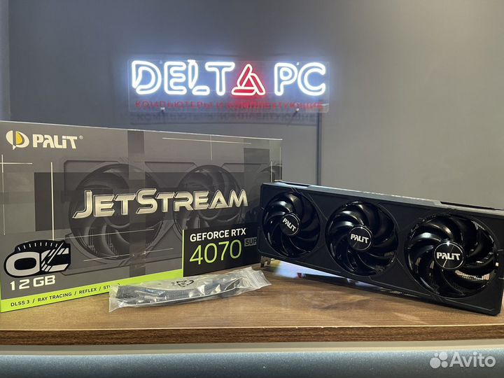 Видеокарта RTX 4070 Super Palit Jetstream