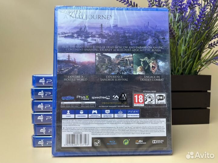 Новый Metro Exodus PS4 / PS5 Диск