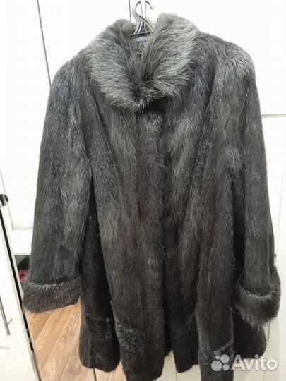 Шуба натуральная нутрия