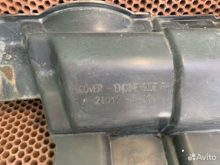 Защита двигателя правая Hyundai County АВТОБУС