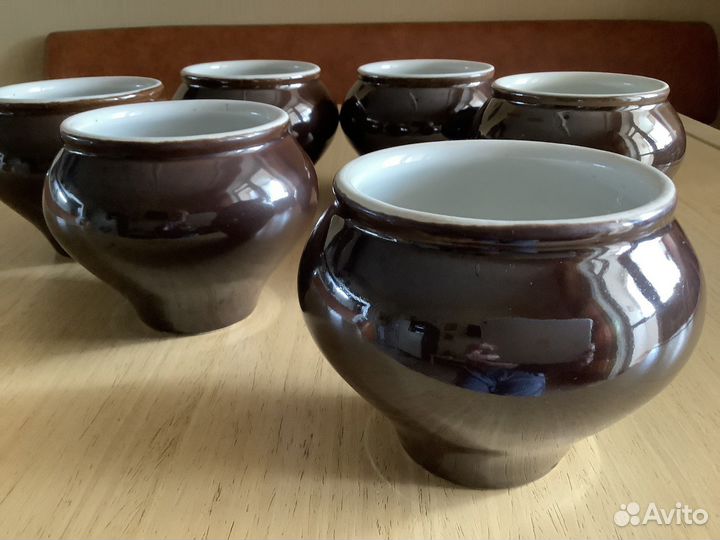 Горшки для жаркого СССР, керамика