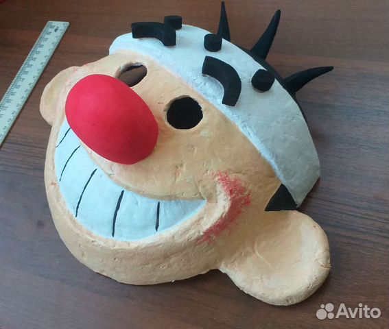 Маска Шайбу-Шайбу папье-Маше