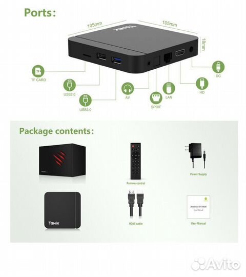 Новая Smart TV приставка Tanix W2