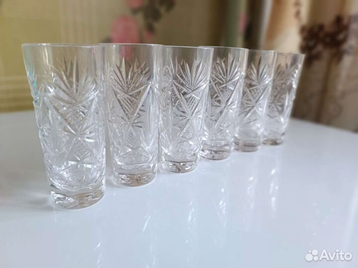 Стопка хрустальная 6 шт