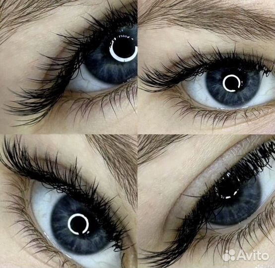 Наращивание ресниц модели