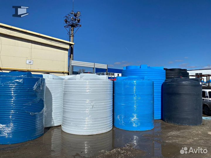 Емкость для воды, пластиковый бак 3000 литров поли