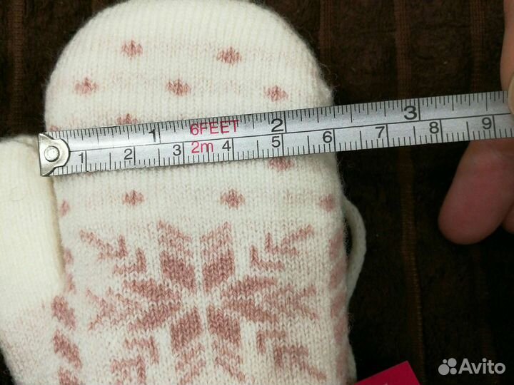 Новые зимние варежки детские на 1 - 2 года