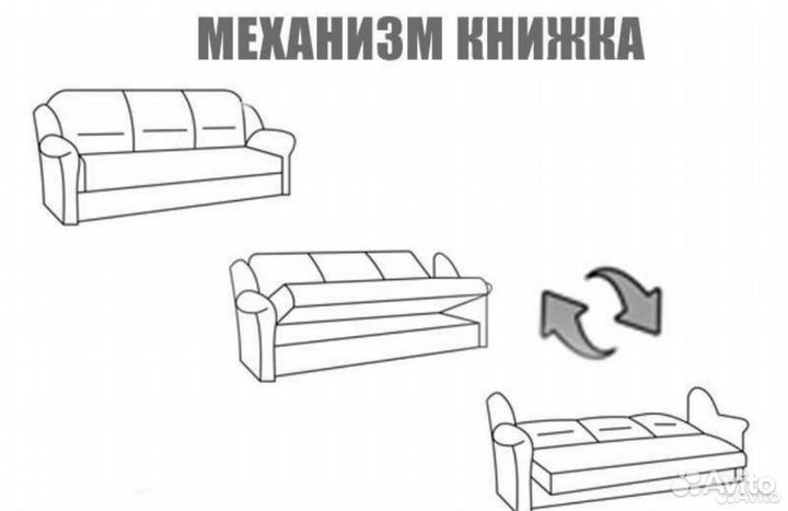 Диван кровать в наличии (доставка 1 д)