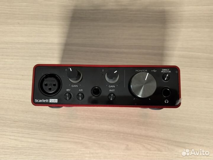 Focusrite scarlett solo 3rd gen