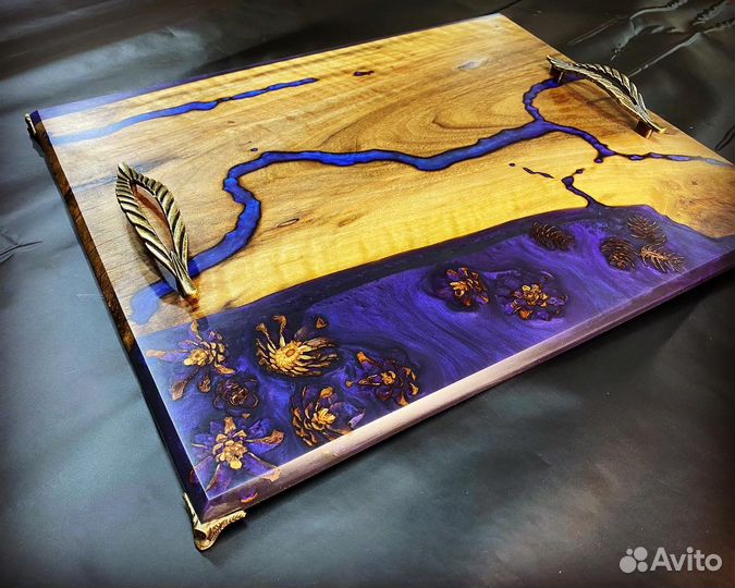 Поднос деревянный