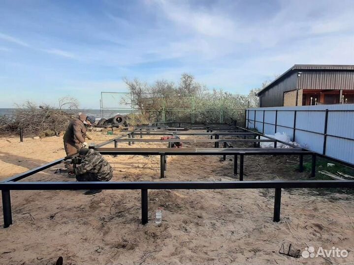 Винтовые сваи с установкой