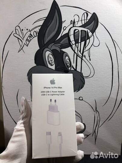 Зарядка на iPhone 20w с кабелем