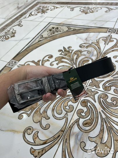 Мужской кожаный ремень новый