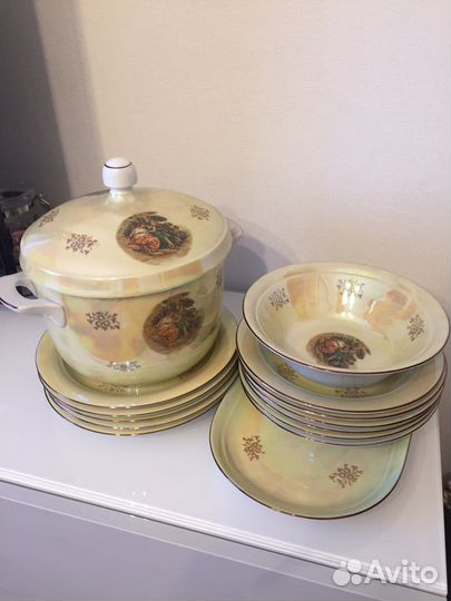 Столовый сервиз гдр «Мадонна»,клеймо SEP,позициями