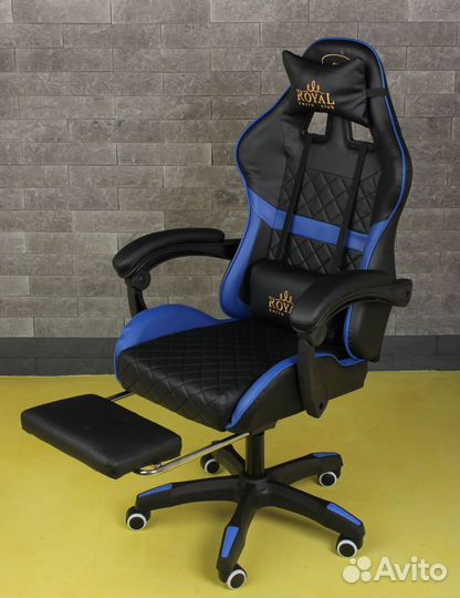 Компьютерное игровое кресло геймерское с массажем