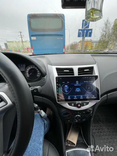 Магнитола Hyundai Solaris Android