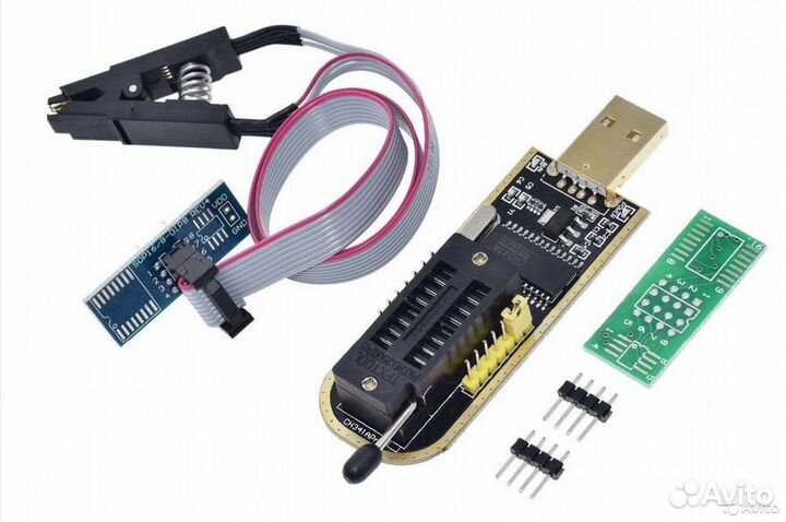 Программатор CH341A 24 25 eeprom Flash bios