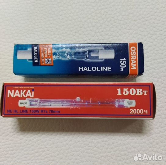 Лампы галогенные линейные