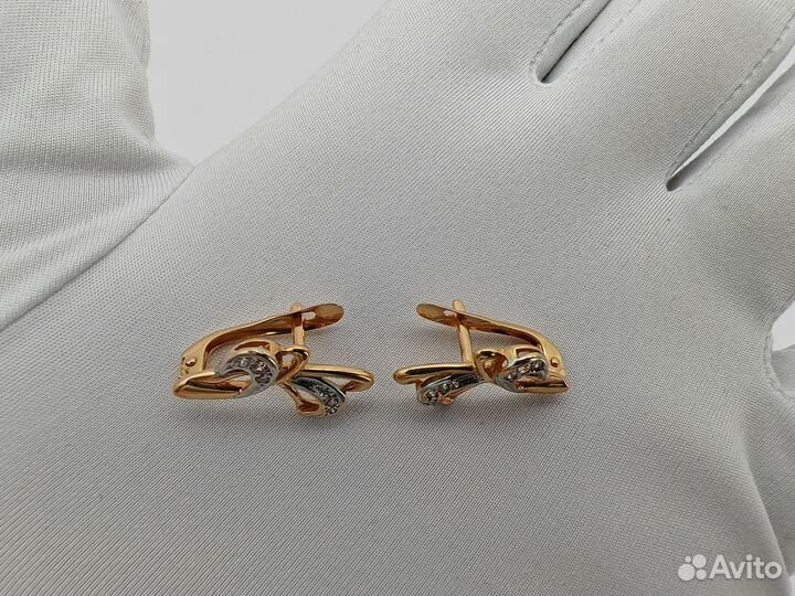 Пара серёг 585 пробы. Рассрочка